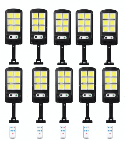 LAMPI SOLARE☀️ - SET 10 LAMPI SOLARE TIP STRADAL 30W CU TELECOMANDA