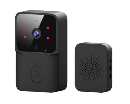 Camere Supraveghere - Sonerie wireless cu camera video, vedere nocturna, microfon control prin aplicatie, 19 melodii, autonomie mare, distanta 30-50M