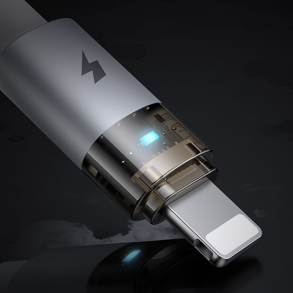 Cablu USB-A Lightning Mcdodo CA-6912 3A 1.2m Transparent White [5]