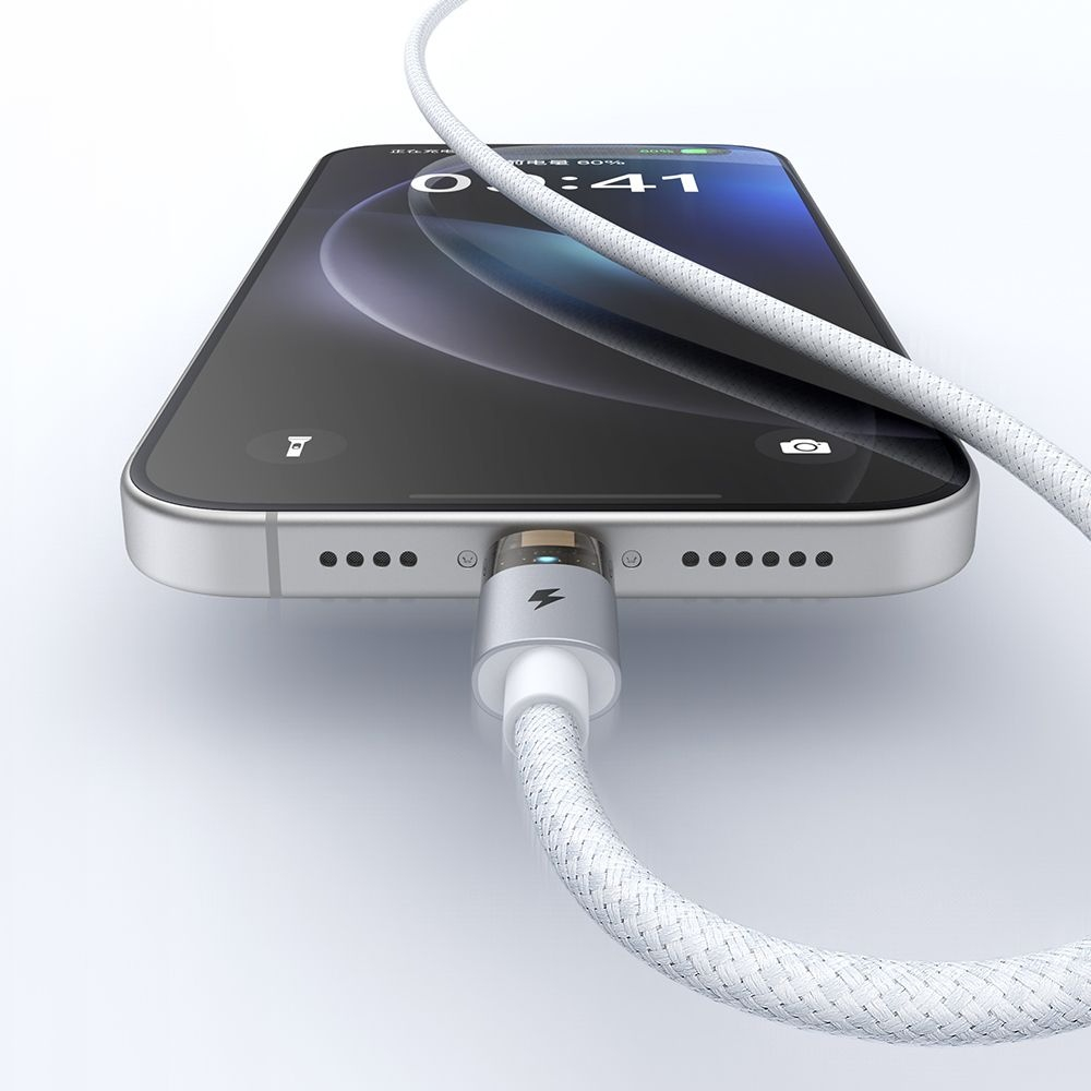 Cablu USB-A Lightning Mcdodo CA-6912 3A 1.2m Transparent White [4]