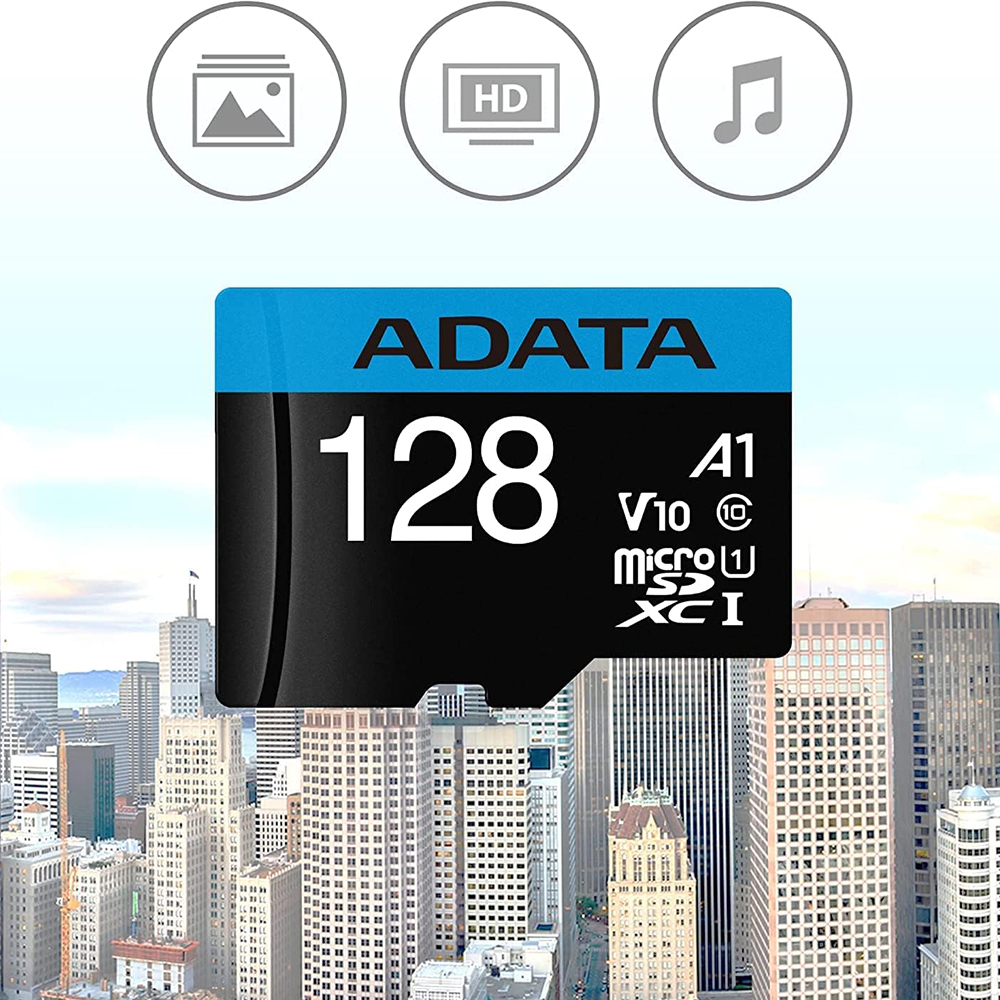 Card de Memorie MicroSDXC 64GB - Adata (AUSDX64GUICL10-RA1) - Black [4]