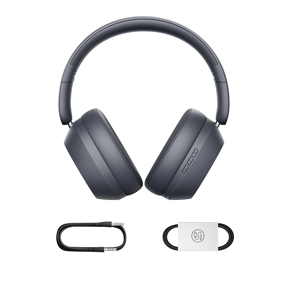 Casti On-Ear, Sound Isolation, Bluetooth 5.3, Foldable, Bass 35 Max, Type-C - Baseus Bass 35 Max (A00070800821-00) - Twilight Grey [6]