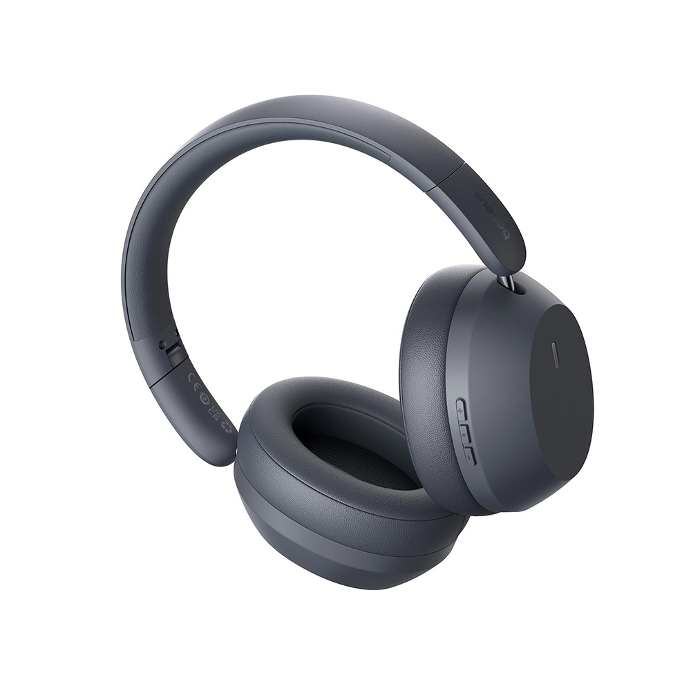 Casti On-Ear, Sound Isolation, Bluetooth 5.3, Foldable, Bass 35 Max, Type-C - Baseus Bass 35 Max (A00070800821-00) - Twilight Grey [4]
