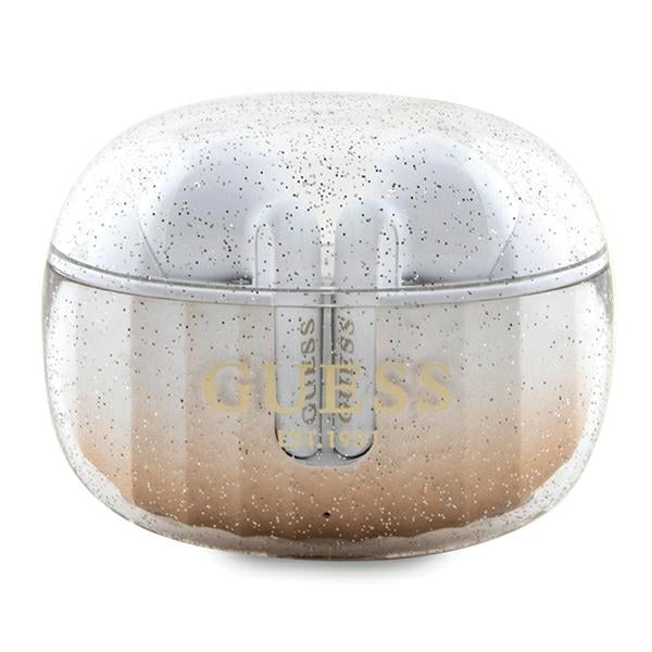 Casti True Wireless, Bluetooth 5.3, IPX4, Type-C - Guess (GUTWSHDGKEED) - Glitter Gold Gradient [1]