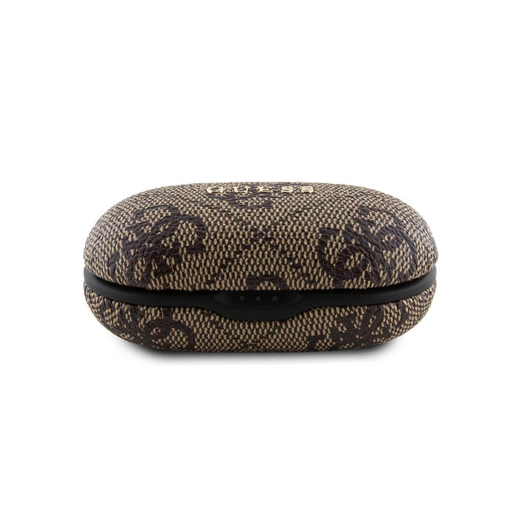 Casti True Wireless cu Statie de Andocare, ENC, Bluetooth 5.3, IPX5, 300mAhm - Guess (GUTWSP4EGW) - Brown [3]