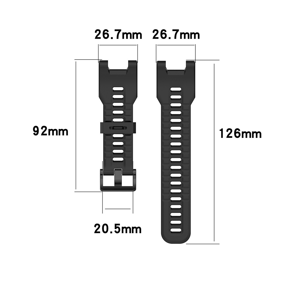 Curea pentru Amazfit T-Rex / T-Rex Pro - Techsuit Watchband (W067) - Gray [6]