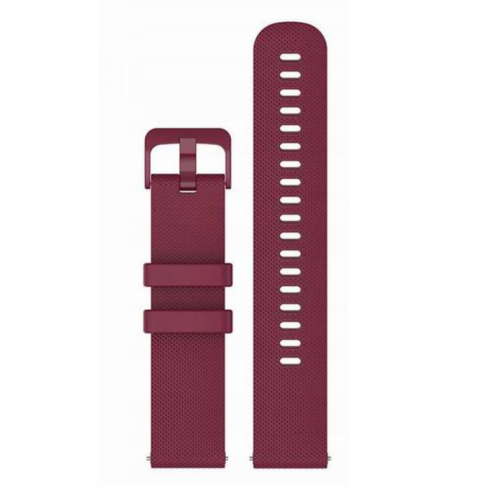 Curea pentru Samsung Galaxy Watch 4/5/Active 2, Huawei Watch GT 3 (42mm)/GT 3 Pro (43mm) - Techsuit Watchband 20mm - Burgundy [3]