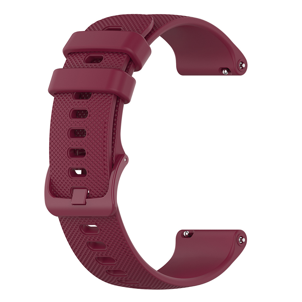 Curea pentru Samsung Galaxy Watch 4/5/Active 2, Huawei Watch GT 3 (42mm)/GT 3 Pro (43mm) - Techsuit Watchband 20mm - Burgundy [1]