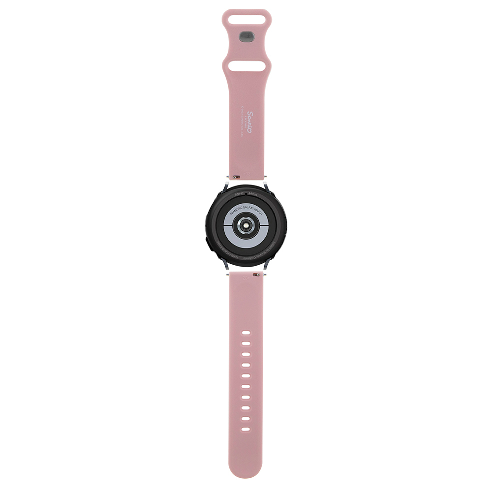 Curea pentru Samsung Watch 4/5, Huawei Watch GT 3 (42mm)/GT 3 Pro (43mm) - Hello Kitty Strap Silicone Kitty Head - Pink [2]