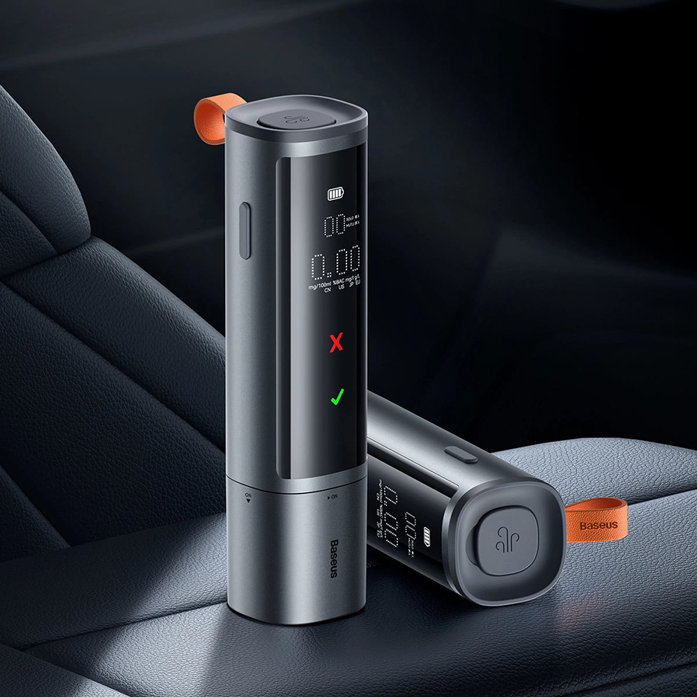 Etilotest cu Display, 470mAh, Type-C - Baseus SafeJourney Pro Series (CRCX060014) - Black [4]