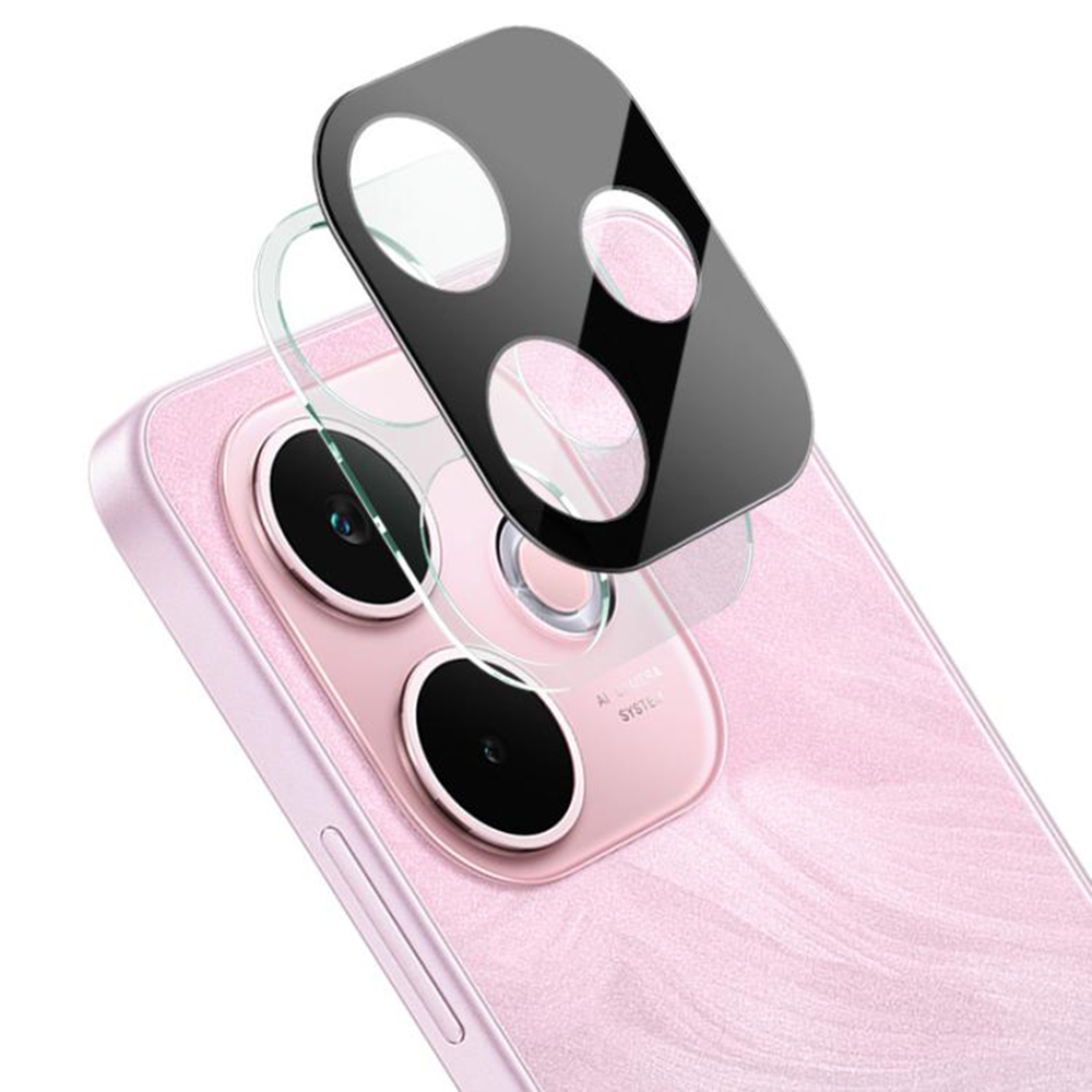 Folie Camera pentru Oppo A5 Pro 4G / A5 Pro 5G - Techsuit Full Camera Glass - Black [2]