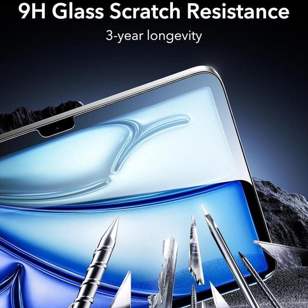 Folie pentru iPad Air 11 (2024) / Air 11 (2025) (set 2) - ESR Armorite Screen Protector UltraFit Tray - Clear [7]