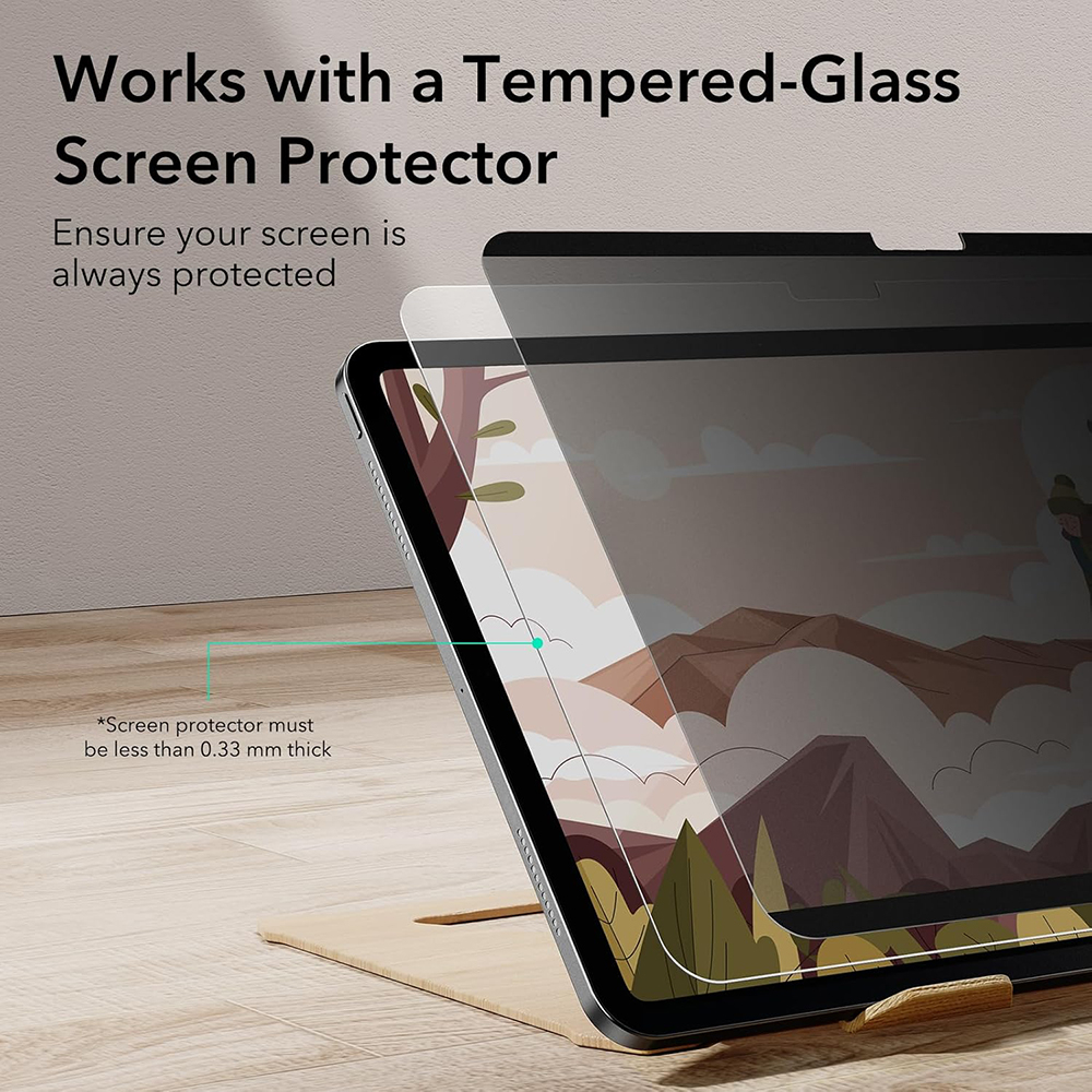 Folie pentru iPad Pro 13 (2024) - ESR Magnetic Privacy Screen Protector - Privacy [5]