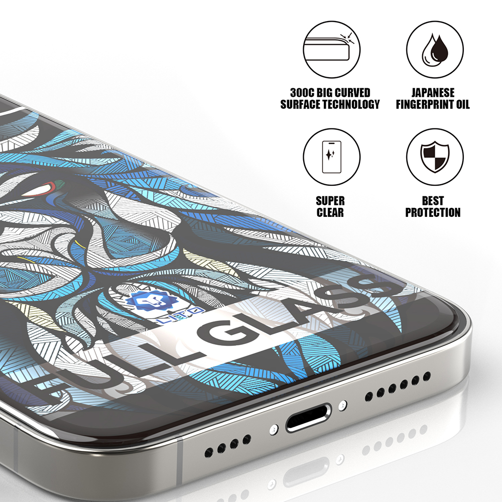 Folie pentru iPhone 13 / iPhone 13 Pro / iPhone 14 - Lito D+ Max 300C - Clear [5]