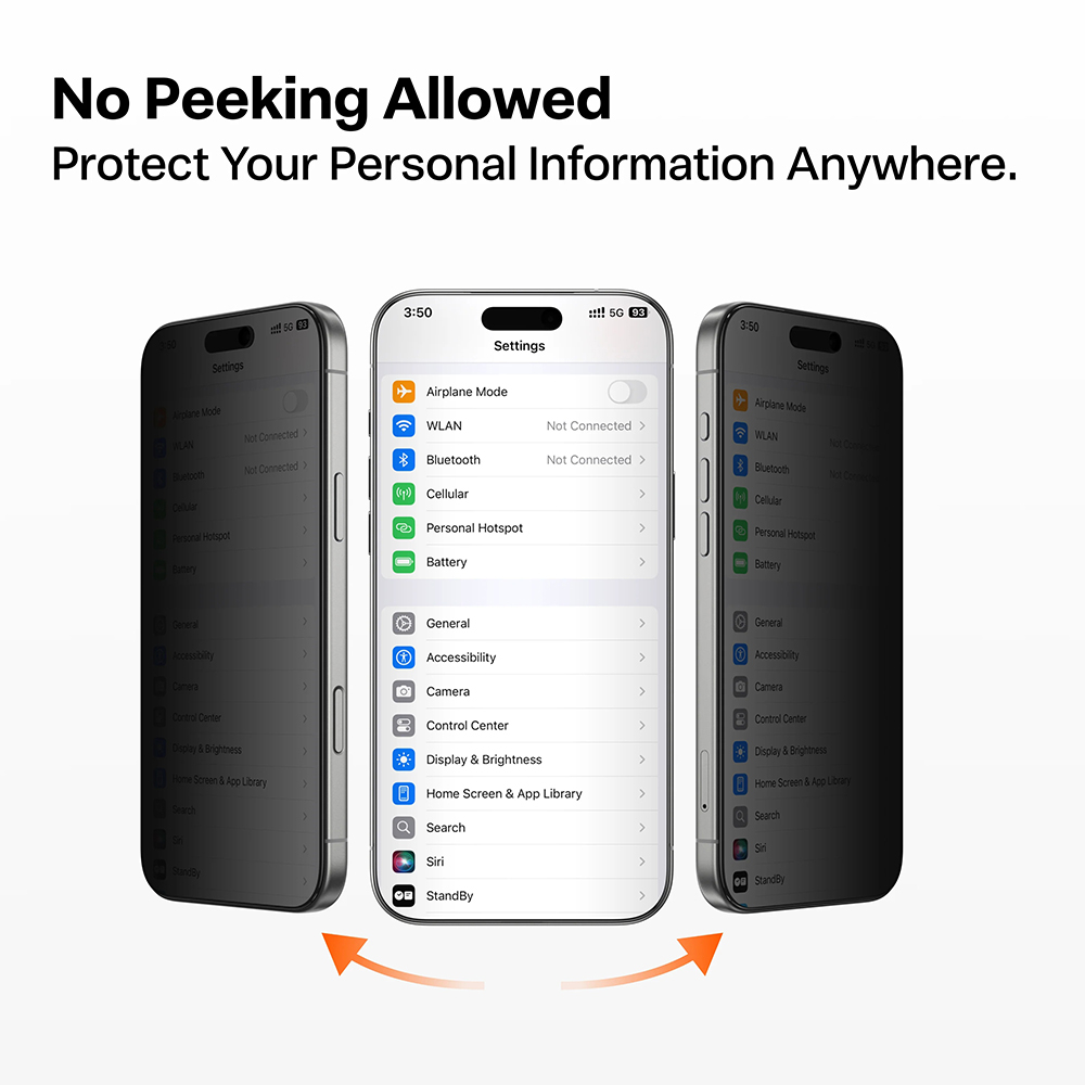 Folie pentru iPhone 17 Pro Max - Torras GlassGo Install Master Privacy - Black [2]