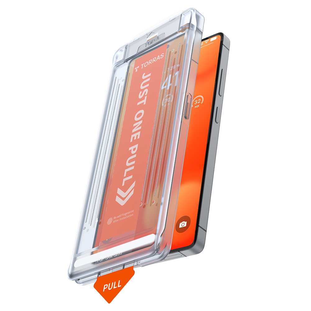 Folie pentru Samsung Galaxy S24 - Torras GlassGo Install Master - Clear [2]