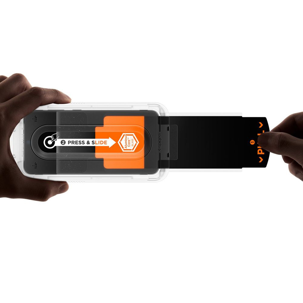 Folie Spigen Glas.tR EZ Fit Samsung Galaxy S25 FE Set 2 HD Clear [6]