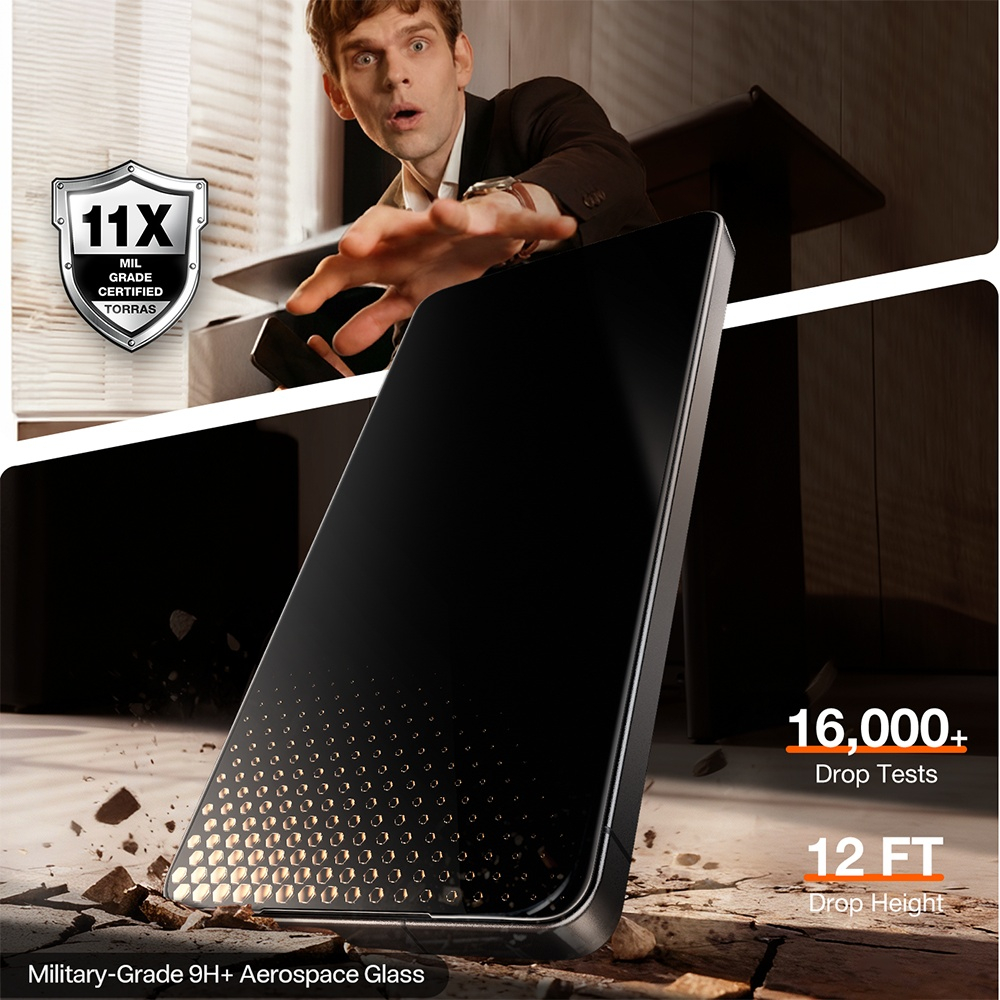 Folie pentru Samsung Galaxy S26 Ultra - Torras GlassGo Install Master Privacy [Privacy Display Incompatibil] - Privacy [6]