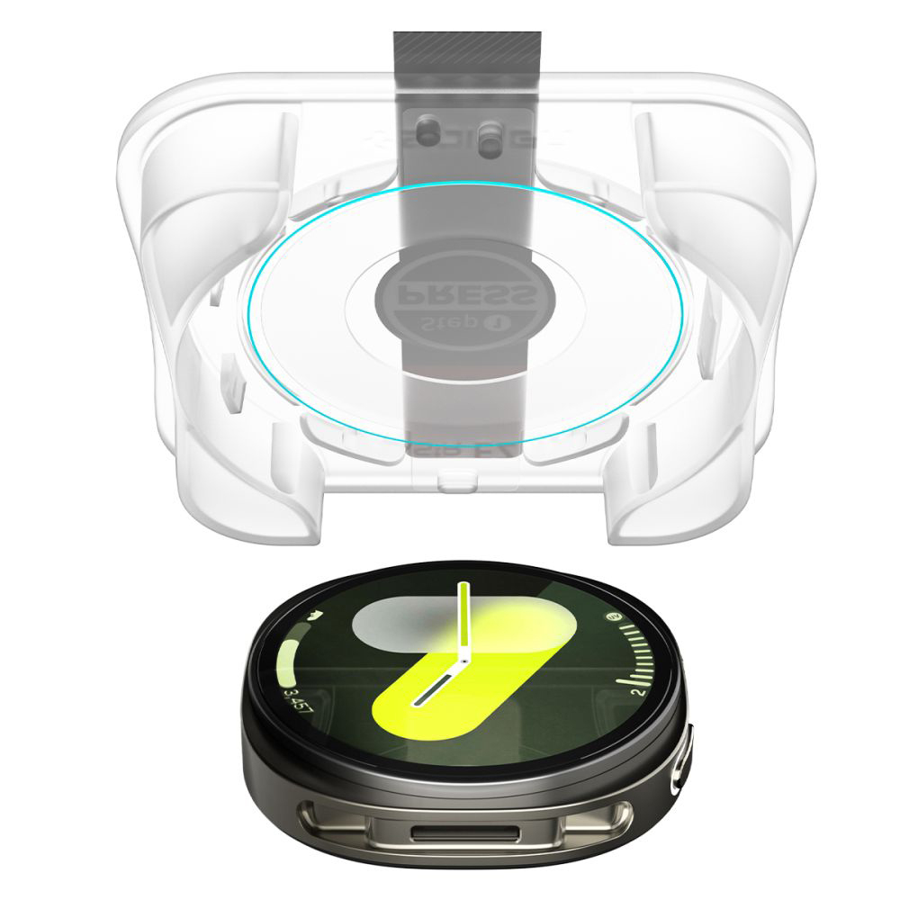 Folie pentru Samsung Galaxy Watch8 44mm (set 2) - Spigen Glas.TR EZ FIT - Clear [4]