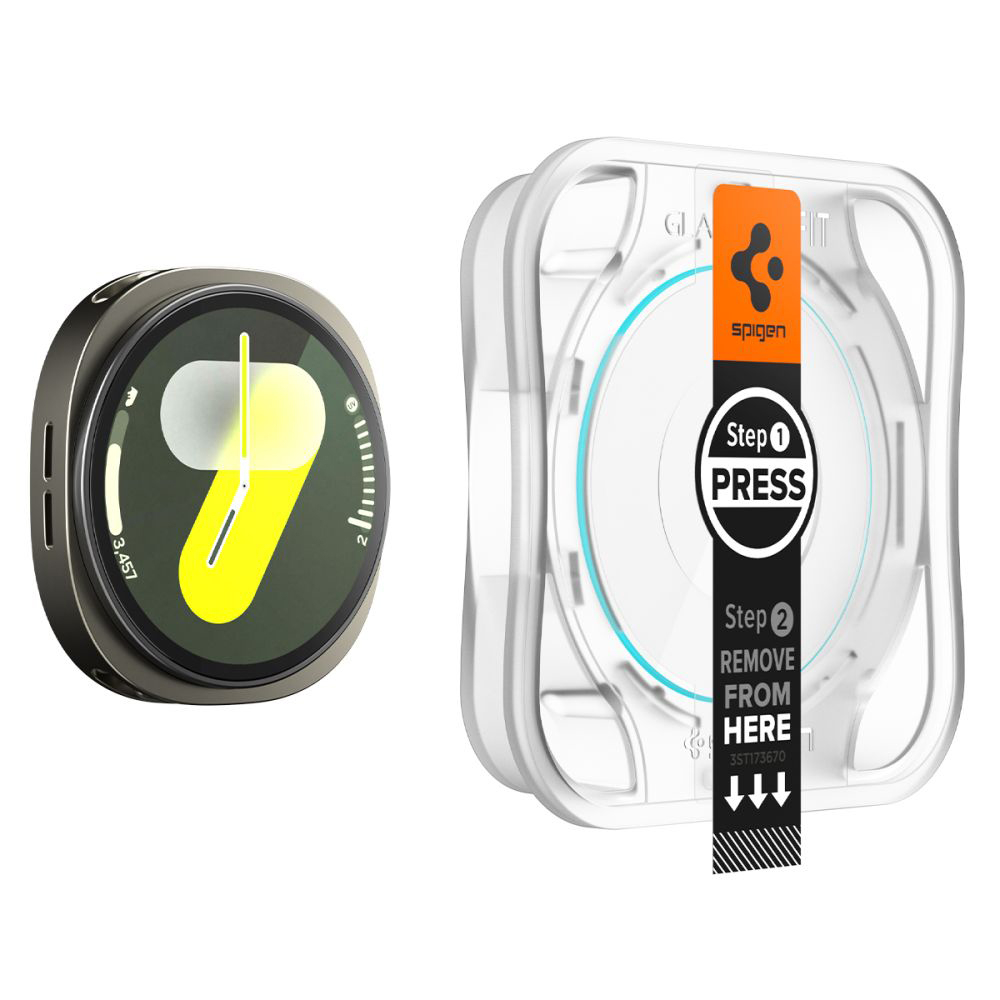 Folie pentru Samsung Galaxy Watch8 44mm (set 2) - Spigen Glas.TR EZ FIT - Clear [5]