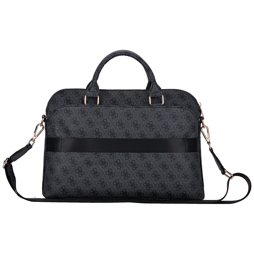 Geanta pentru Laptop 15", Unisex, Ajustabila - Guess 4G Triangle Logo (GUCB15P4DPTK) - Black [3]