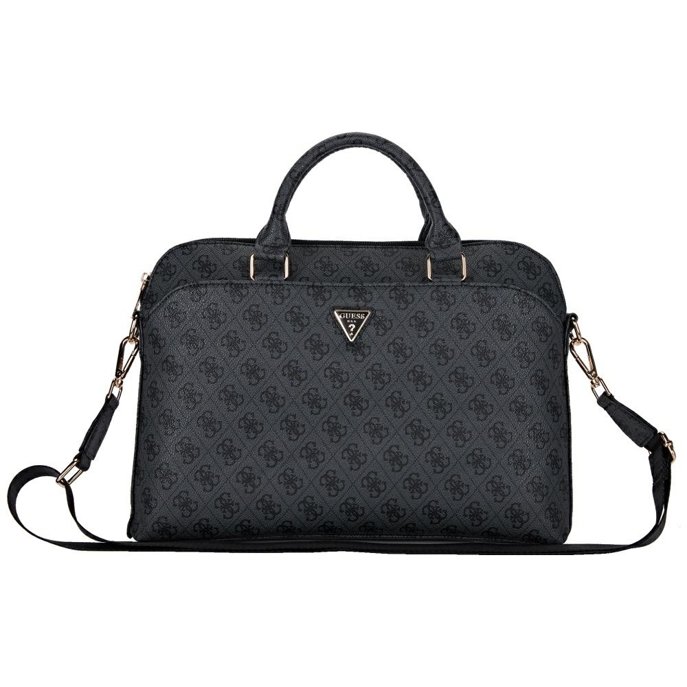 Geanta pentru Laptop 15", Unisex, Ajustabila - Guess 4G Triangle Logo (GUCB15P4DPTK) - Black [2]