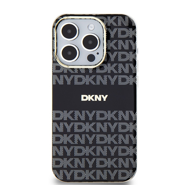 Husa iPhone 15 Pro - DKNY IML Mono & Stripe MagSafe  - Black [7]