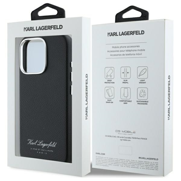 Husa iPhone 16 Pro Max - Karl Lagerfeld Hardcase Leather Hotel  - RSG [7]