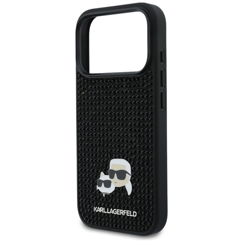 Husa Karl Lagerfeld Hardcase Rhinestone iPhone 17 Pro Black [3]