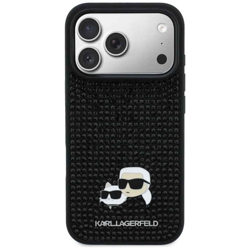 Husa Karl Lagerfeld Hardcase Rhinestone iPhone 17 Pro Black [2]