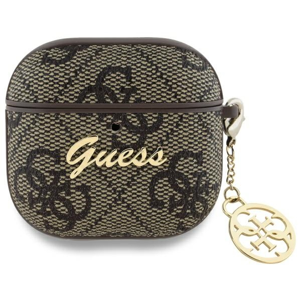 Husa pentru Apple AirPods 4 - Guess 4G Charm Collection (GUA4G4GSMW) - Brown [1]