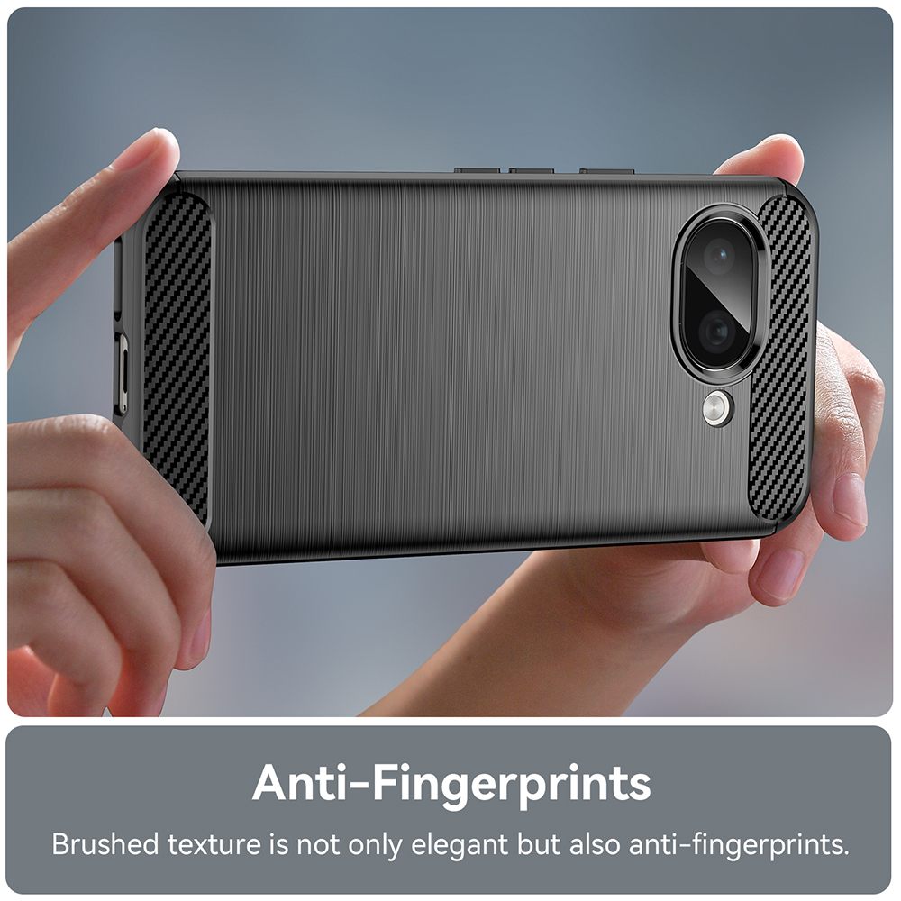 Husa pentru Google Pixel 9a - Techsuit Carbon Silicone - Black [4]