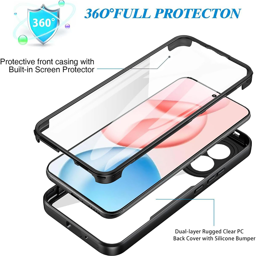 Husa pentru Honor 400 Lite + Folie - Techsuit ColorVerse 360 Series - Blue [5]