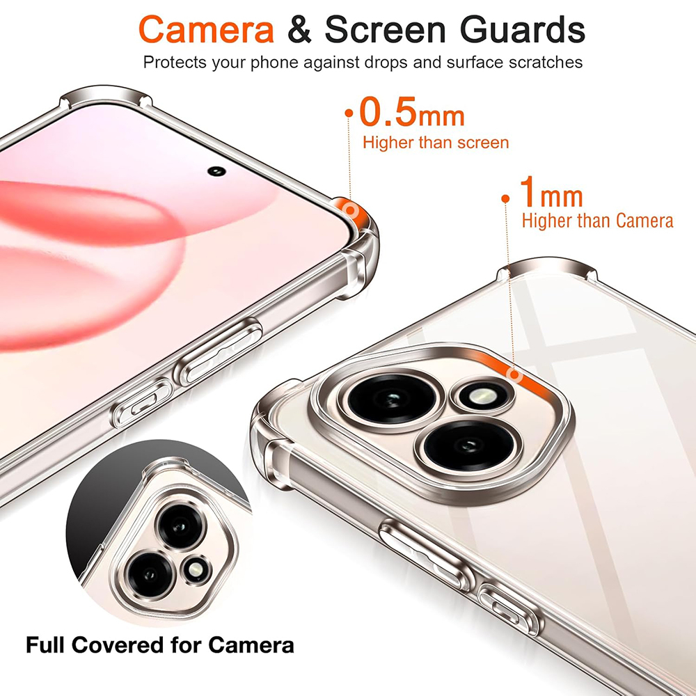 Husa pentru Honor 400 - Techsuit Shockproof Clear Silicone - Clear [5]