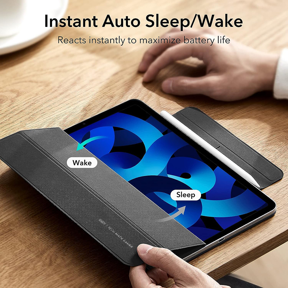Husa pentru iPad Pro 11 2018 / iPad Air 4 / 5 / 11 (2020/2022/2024) - ESR Rebound Magnetic - Black [2]
