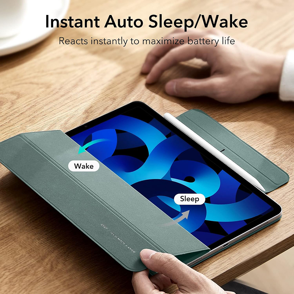 Husa pentru iPad Pro 11 2018 / iPad Air 4 / 5 / 11 (2020/2022/2024) - ESR Rebound Magnetic - Forest Green [5]
