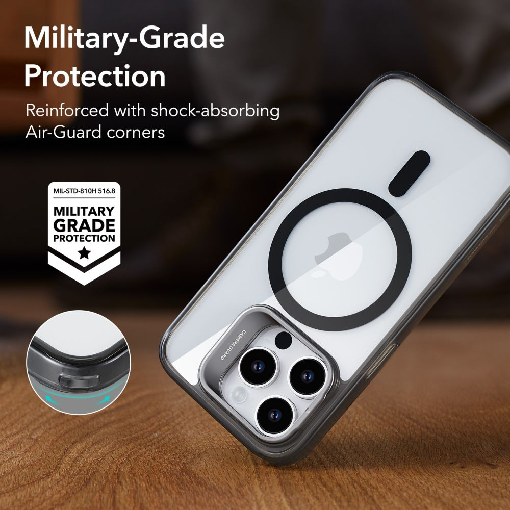 Husa pentru iPhone 14 Pro Max - ESR Classic Kickstand HaloLock - Clear Black [3]