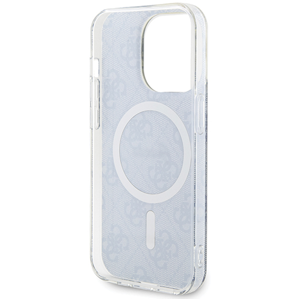Husa pentru iPhone 15 - Guess IML 4G MagSafe  - Blue [3]