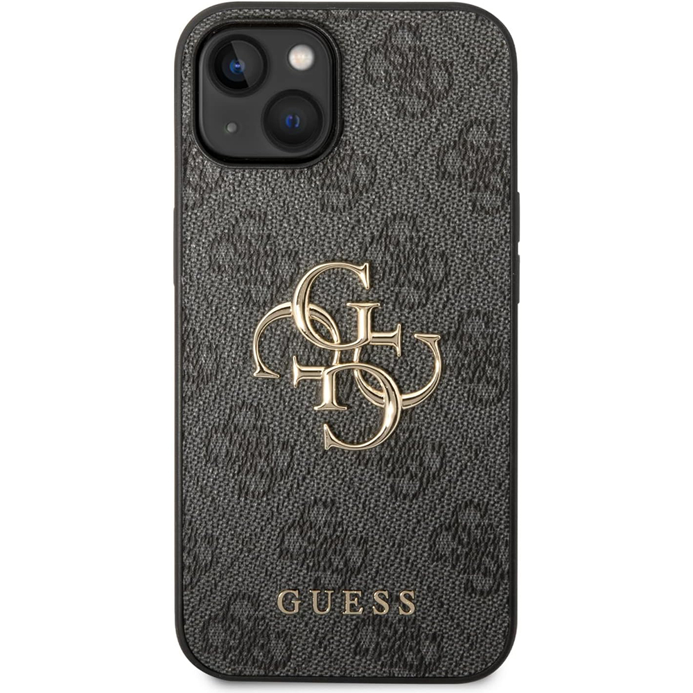Husa pentru iPhone 15 Plus - Guess Hardcase 4G Big Metal Logo  - Grey [2]