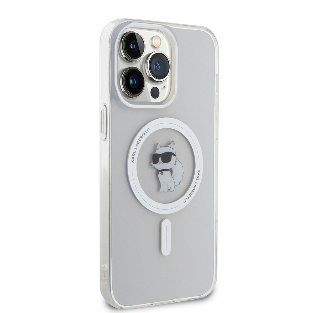 Husa pentru iPhone 15 Pro Max - Karl Lagerfeld IML MagSafe  - Transparent Choupette [5]