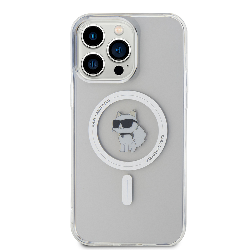 Husa pentru iPhone 15 Pro Max - Karl Lagerfeld IML MagSafe  - Transparent Choupette [3]