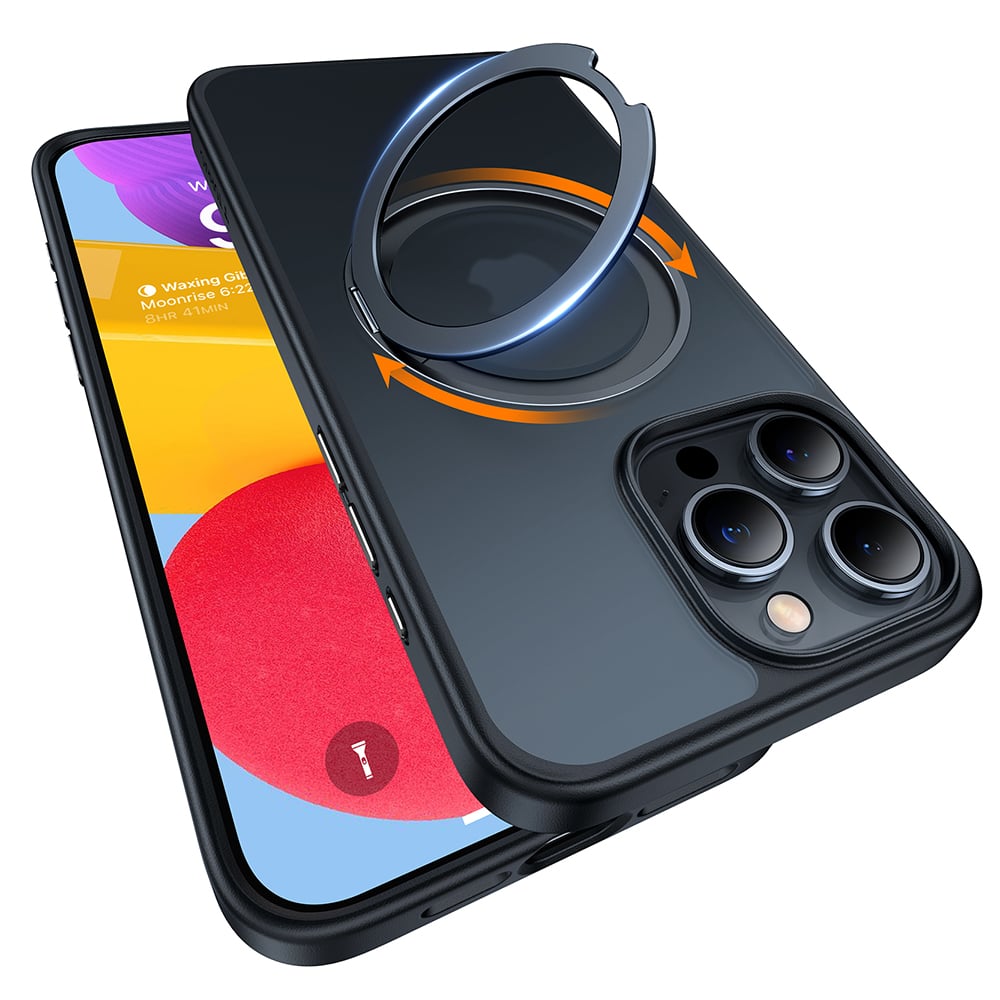 Husa pentru iPhone 15 Pro - Torras Ostand Pro Series - Black [7]