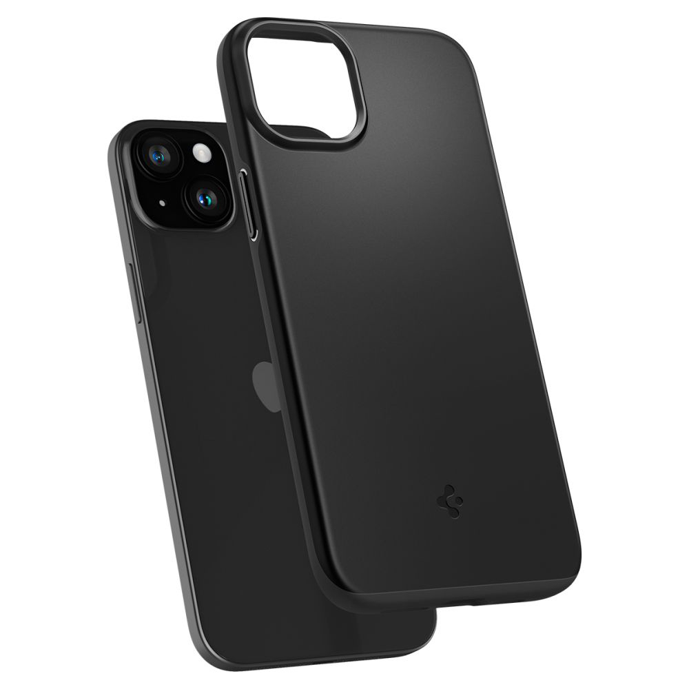 Husa pentru iPhone 15 - Spigen Thin Fit - Black [6]