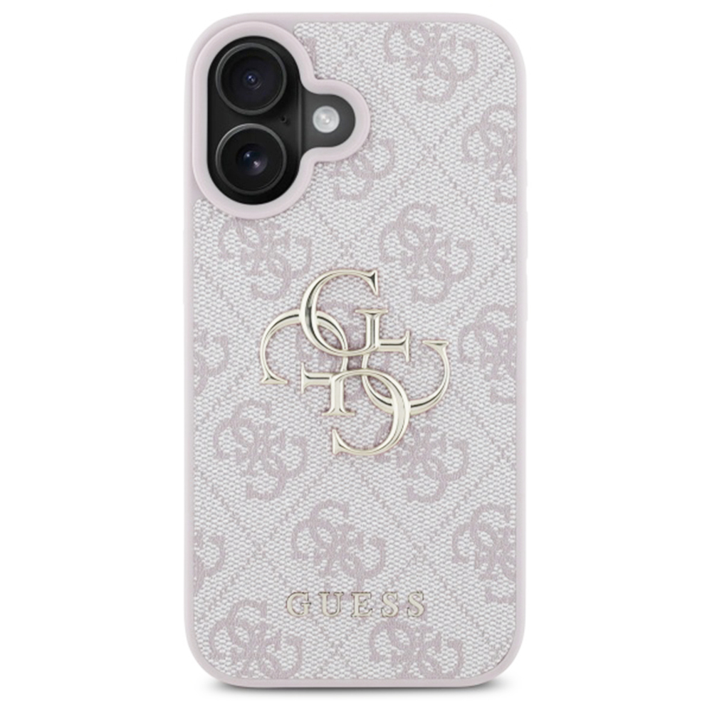 Husa pentru iPhone 16 - Guess Hardcase 4G Big Logo  - Pink [3]