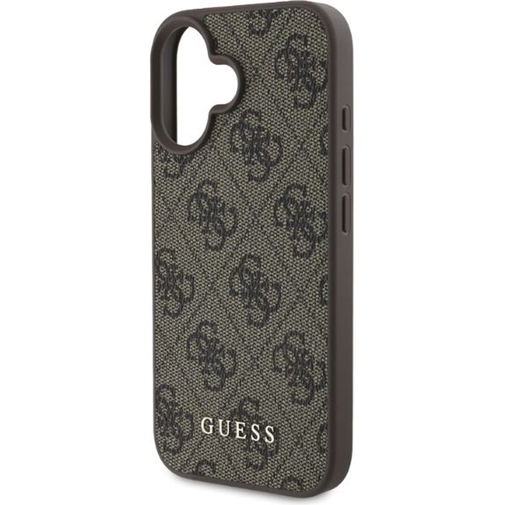 Husa pentru iPhone 16 - Guess Hardcase 4G Classic  - Brown [4]