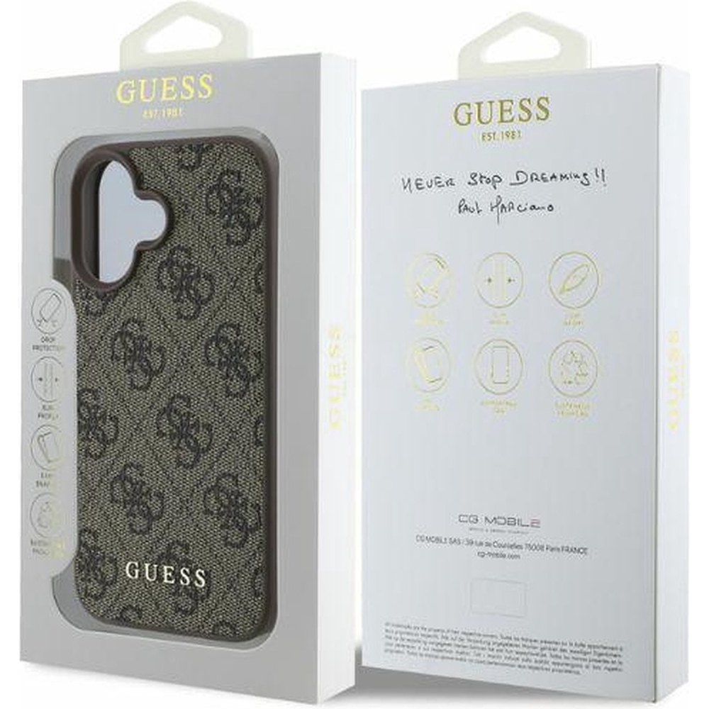 Husa pentru iPhone 16 Plus - Guess Hardcase 4G Classic  - Black [5]
