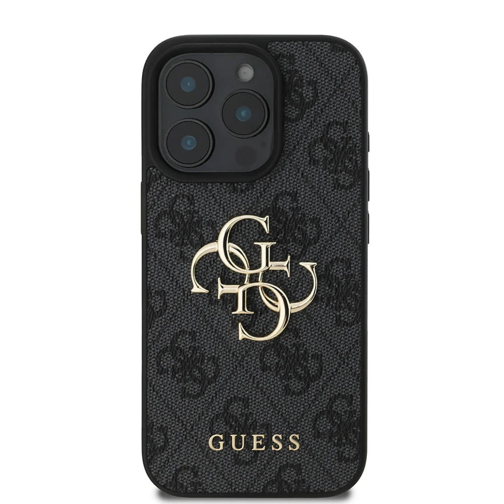 Husa pentru iPhone 16 Pro - Guess Hardcase 4G Big Logo  - Black [2]