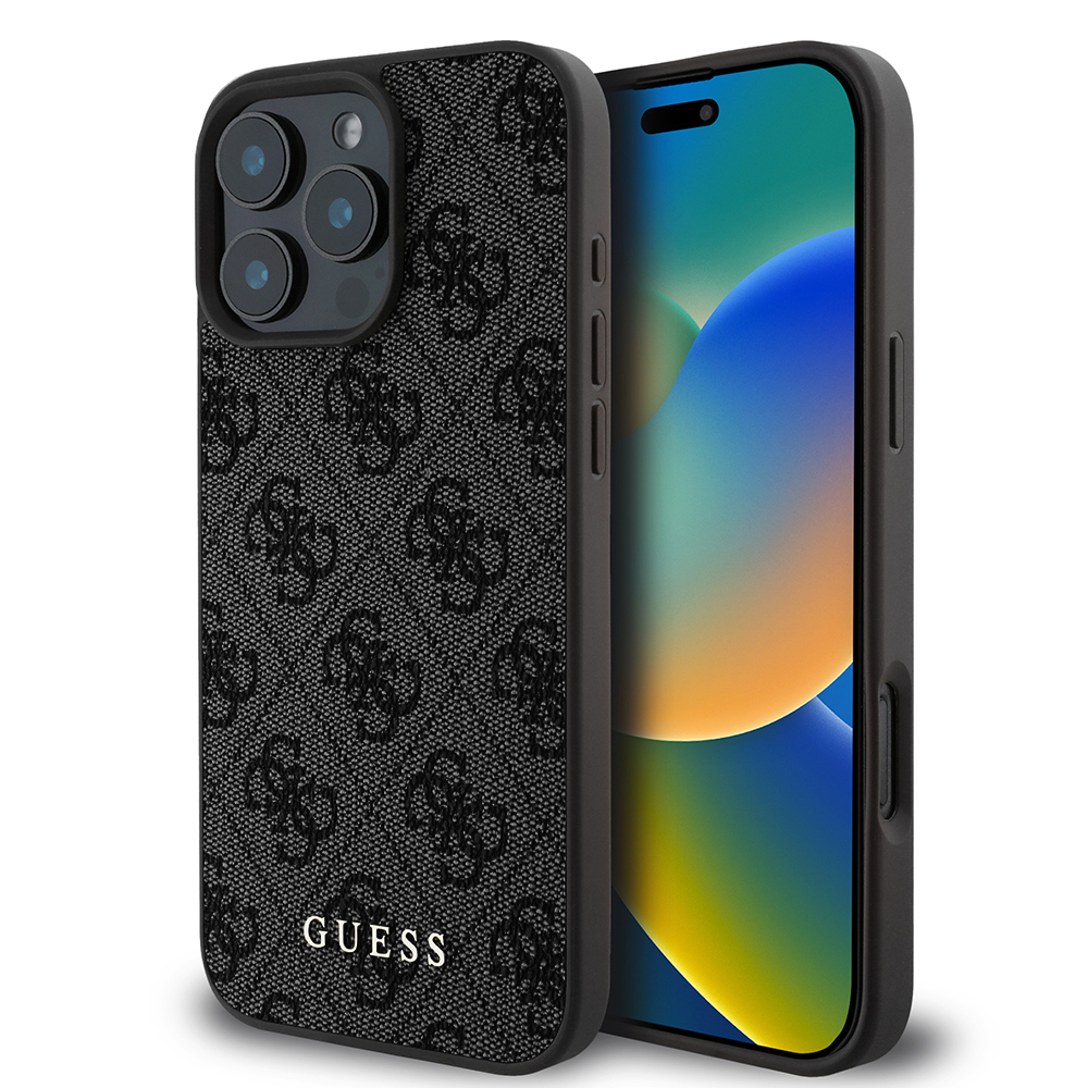 Husa pentru iPhone 16 Pro - Guess Hardcase 4G Classic  - Black [1]