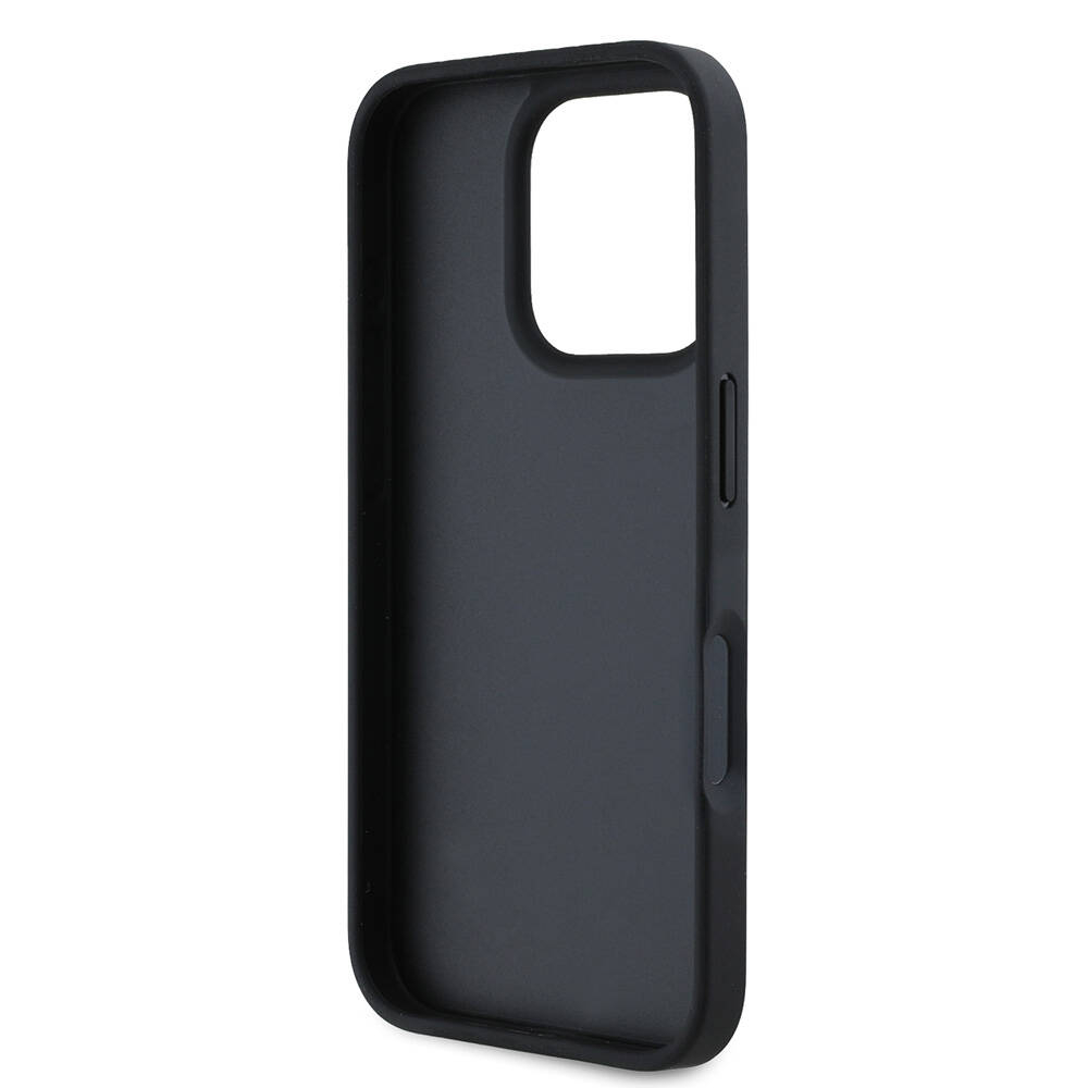 Husa pentru iPhone 16 Pro - Guess Hardcase 4G Triangle Metal Logo  - White [6]