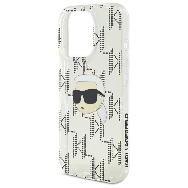 Husa pentru iPhone 16 Pro - Karl Lagerfeld IML Luxury Electroplated  - Transparent Karl Head [3]